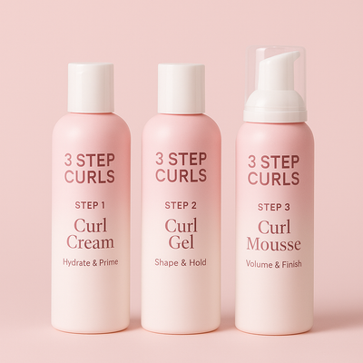 3 Step Curl Bundle + Free Curling Brush!