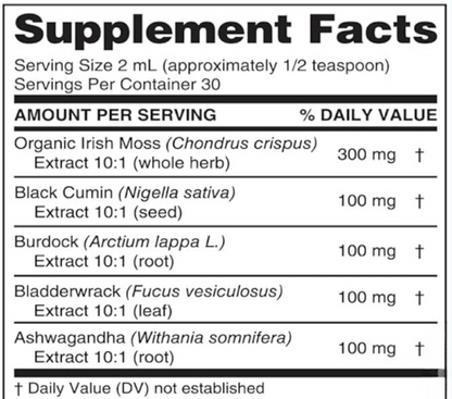 Irish Seamoss Thyroid Syndrome Regulator